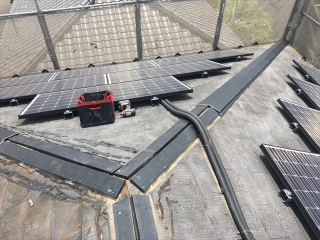 さいたま市緑区　棟板金設置1