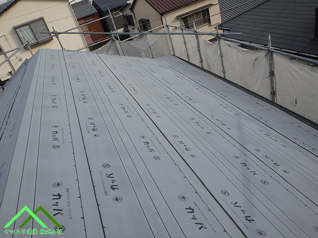 ルーフィングのイメージです