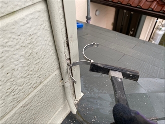 古いでんでんを撤去