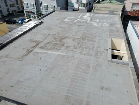 沼津市ビル雨漏り屋上下処理