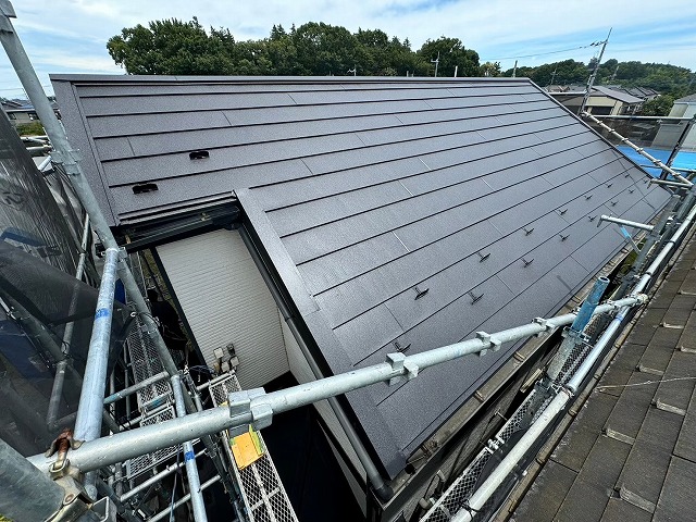 久喜市　屋根カバー工事　雨漏り　劣化　