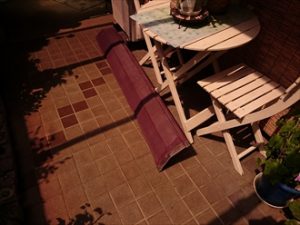 落下した棟板金