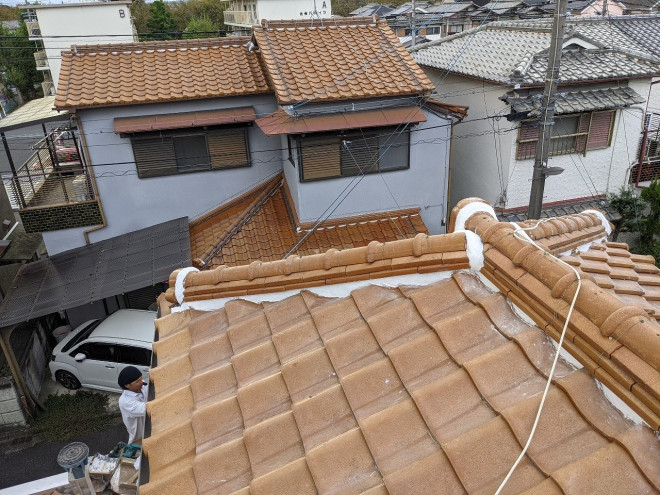 漆喰塗り替え完成