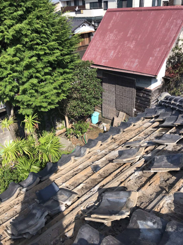 沼津市雨漏り葺き直し