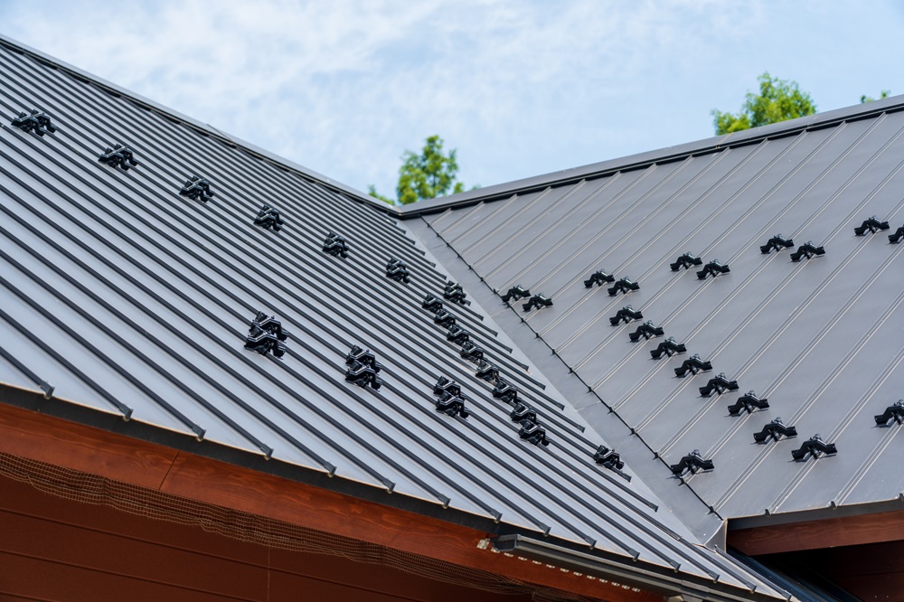 ガルバリウム鋼板立平葺き