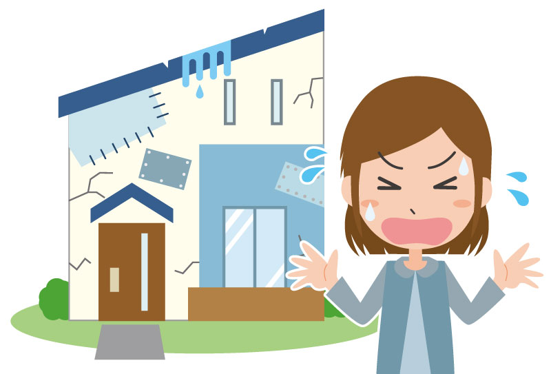 雨漏り放置で修理規模拡大