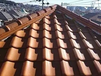 瓦屋根の点検調査