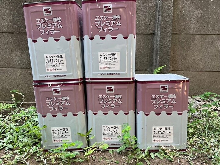下塗り材「エスケー弾性プレミアムフィラー」