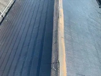 貫板の取り替え作業