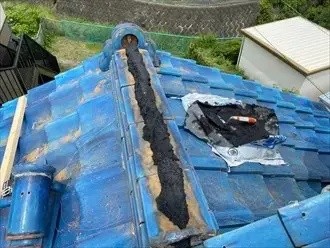 シルガードの塗装作業