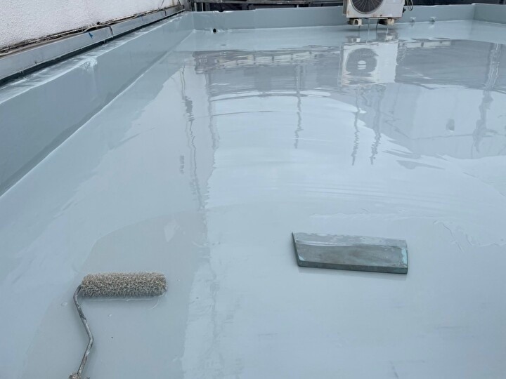 ダイフレックス社の「DSカラー・ゼロ」を使用した塗装工事