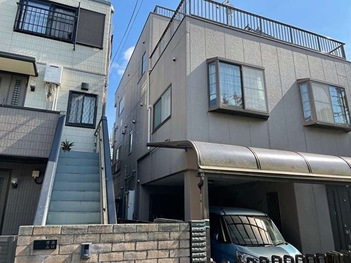 外壁塗装工事の点検調査