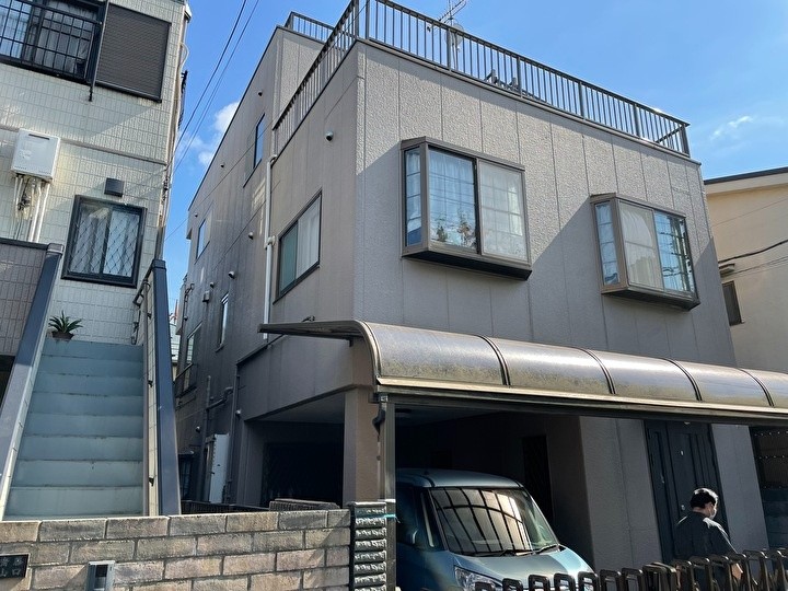 外壁塗装工事前