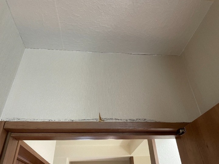 雨漏りの被害が大きい天井