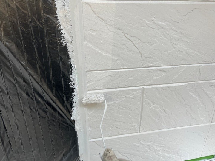 エスケープレミアム無機を使った塗布作業