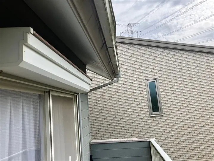 雨樋の交換工事前