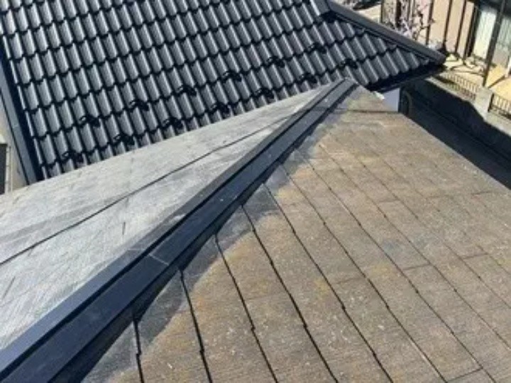 樹脂貫板の設置後の状態