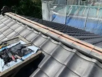 シルガードの塗装作業後の状態