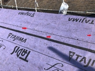 墨出し作業後の状態