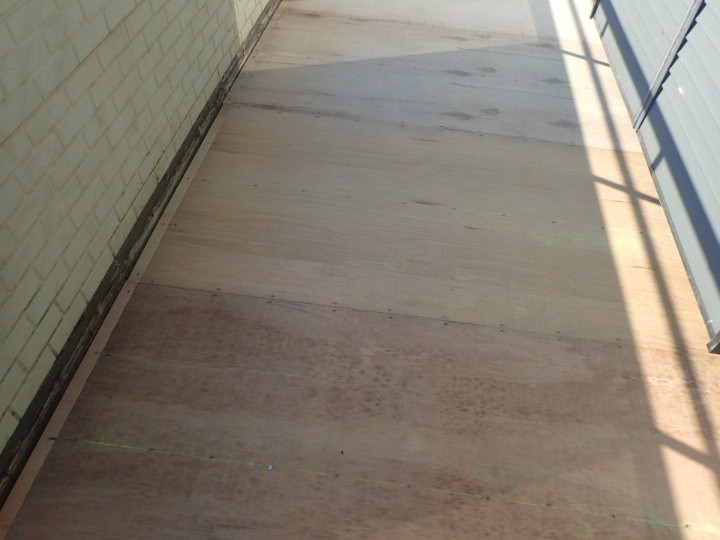 新たに防水工事を実施