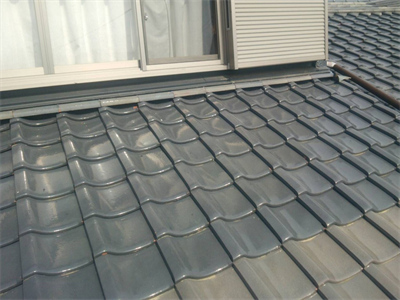 屋根葺き直し工事後