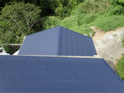 金属屋根での葺き替え