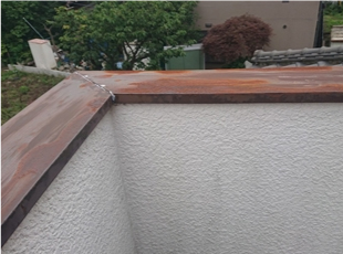 笠木修理施工前