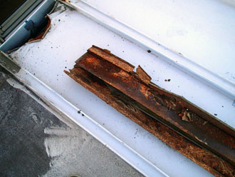 ハゼはかなり腐食していました