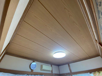 天井板交換　完了