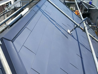 屋根カバー工法　完了