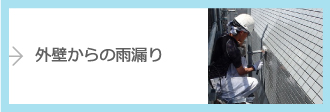 外壁からの雨漏り