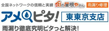 雨漏り修理なら街の屋根やさんアメピタ