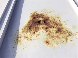 錆びてしまった板金