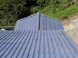 瓦屋根の破損