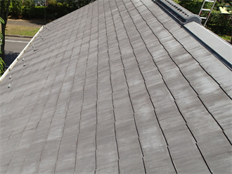 スレート屋根補修前