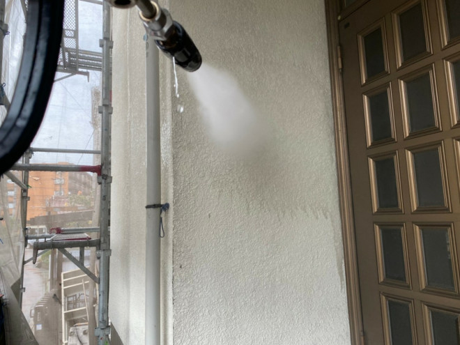 高圧洗浄玄関廻り