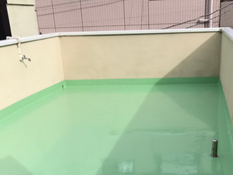 屋上防水のトップコート