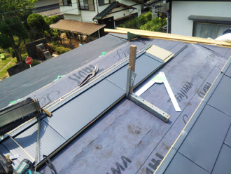 ヒランビーを取り付けていきます