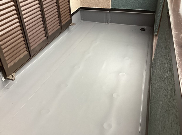 塩ビシート防水で隙間なく防水工事が完了